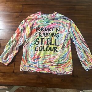 Multicolor Graphic Women's Sweatshirt